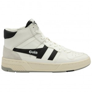Gola Classics Allcourt High Sneakers Blancas Negras España | UBZ-075892