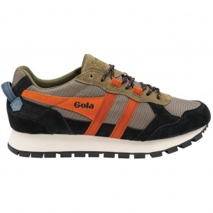 Gola Classics Altitude Sneakers Kaki Negras Naranjas España | TDQ-259704