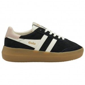 Gola Classics Athena Sneakers Negras Blancas Rosas España | GYP-674582