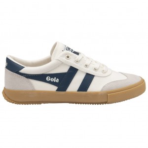 Gola Classics Badminton Plimsoll Sneakers Blancas España | HQR-570863