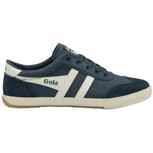 Gola Classics Badminton Plimsoll Sneakers Azules Blancas España | PZG-923076
