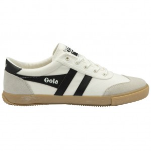 Gola Classics Badminton Plimsoll Sneakers Blancas Negras España | SKI-692750