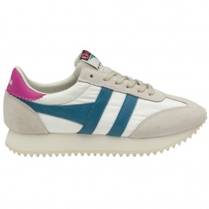 Gola Classics Boston '78 Sneakers Blancas Fucsia España | PQM-437612