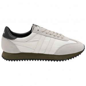 Gola Classics Boston '78 Sneakers Blancas Kaki Negras España | TDQ-032164