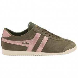 Gola Classics Bullet Flame Sneakers Kaki Rosas España | LOA-807493