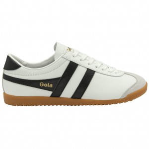 Gola Classics Bullet Leather Sneakers Blancas Negras España | XTY-683254