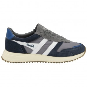Gola Classics Chicago Sneakers Azul Marino Blancas España | ZND-416028