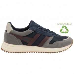 Gola Classics Chicago Sneakers Azul Marino Burdeos España | QRU-475316