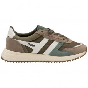 Gola Classics Chicago Sneakers Kaki Blancas España | BNY-821360