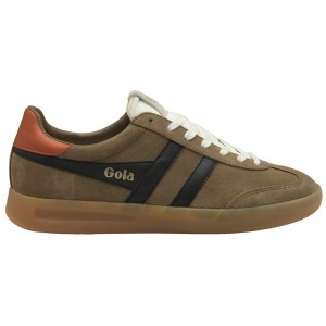 Gola Classics Cyclone Sneakers Negras Naranjas España | CLE-165843