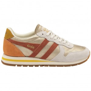 Gola Classics Daytona Blaze Sneakers Doradas Naranjas España | NCJ-398514