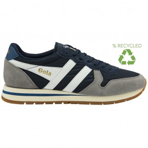Gola Classics Daytona Chute Sneakers Azul Marino Blancas España | DLM-473182