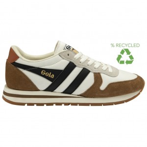 Gola Classics Daytona Chute Sneakers Blancas Negras España | YHJ-791524