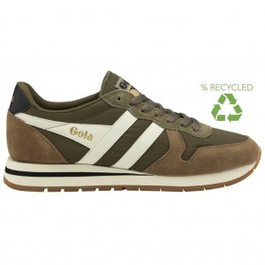 Gola Classics Daytona Chute Sneakers Kaki Blancas España | TJR-934207