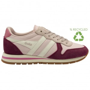 Gola Classics Daytona Chute Sneakers Rosas Blancas España | RUY-264179