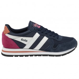 Gola Classics Daytona Sneakers Azul Marino Blancas Coral España | MJZ-254738