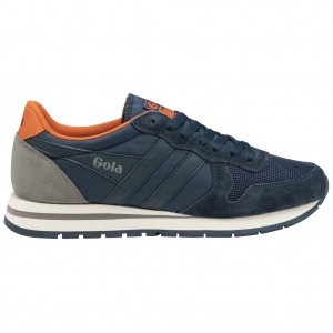 Gola Classics Daytona Sneakers Azul Marino Naranjas España | MZD-081579
