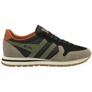 Gola Classics Daytona Sneakers Negras Kaki España | PUT-371498