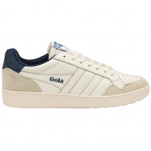 Gola Classics Eagle Sneakers Blancas Azul Marino España | FDU-065832