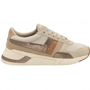 Gola Classics Eclipse Mode Sneakers Wheat Oat Bronze España | ORM-915230