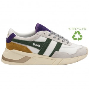 Gola Classics Eclipse Pure Sneakers Blancas Fucsia España | SWA-893570