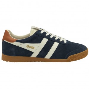 Gola Classics Elan Sneakers Azul Marino Blancas Naranjas España | DTI-970648