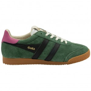 Gola Classics Elan Sneakers Negras Fucsia España | UIV-160984