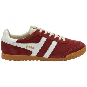 Gola Classics Elan Sneakers Rojas Oscuro Blancas España | GFI-043518
