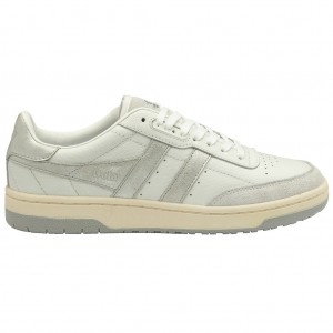 Gola Classics Falcon Mirror Sneakers Blancas Plateadas España | CVW-429857