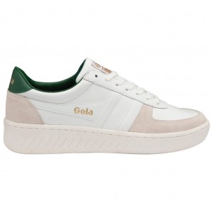 Gola Classics Grandslam Classic Sneakers Blancas Verde Oscuro España | QWX-104372
