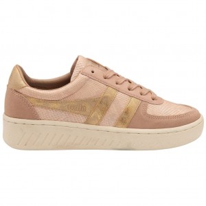 Gola Classics Grandslam Lizard Sneakers Rosas Doradas España | EUV-389576