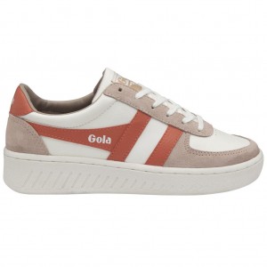 Gola Classics Grandslam Pure Sneakers Blancas Coral España | VDF-053891