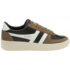 Gola Classics Grandslam Quadrant Sneakers Negras Blancas España | YDH-569824