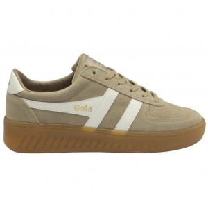 Gola Classics Grandslam Suede Sneakers Blancas España | RIT-374098