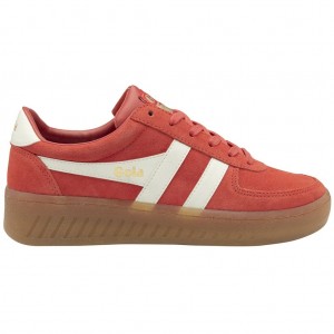 Gola Classics Grandslam Suede Sneakers Coral Blancas España | KZJ-890254