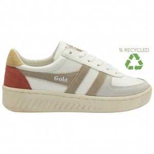 Gola Classics Grandslam Trident Sneakers Blancas España | PYQ-196423