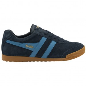 Gola Classics Harrier Suede Sneakers Azul Marino España | OPZ-820935