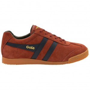 Gola Classics Harrier Suede Sneakers Azul Marino Kaki España | VWH-567923