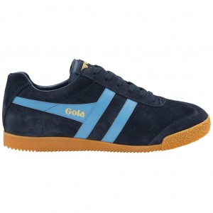 Gola Classics Harrier Suede Sneakers Azul Marino España | JAW-628715