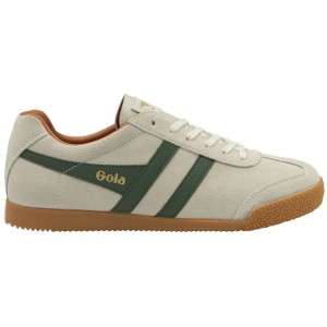 Gola Classics Harrier Suede Sneakers Blancas Naranjas España | GPS-956381