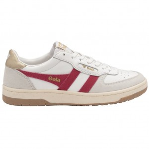 Gola Classics Hawk Sneakers Blancas Doradas España | NFD-607428
