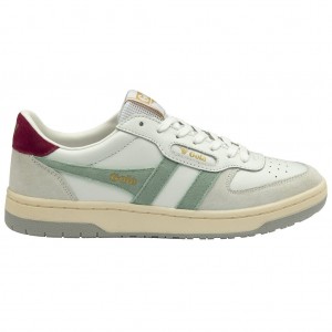 Gola Classics Hawk Sneakers Blancas Verde Gris Claro España | YPF-974380