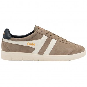 Gola Classics Hurricane Suede Sneakers Blancas Azul Marino España | SZT-983561
