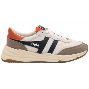 Gola Classics Jupiter Sneakers Blancas Azul Marino España | LDY-234570