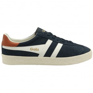 Gola Classics Medallist Sneakers Azul Marino Blancas Naranjas España | QGZ-972680