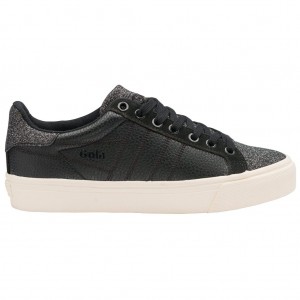 Gola Classics Orchid II Glitter Sneakers Negras España | NBY-247968