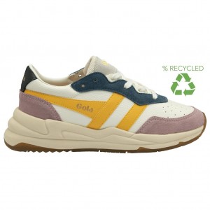 Gola Classics Saturn Quadrant Sneakers Blancas Rosas España | JIK-034581