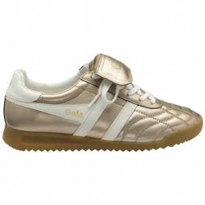 Gola Classics Stadium '86 Sneakers Doradas Blancas España | QPT-357108