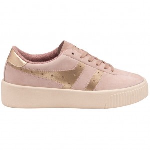 Gola Classics Super Court Metallic Sneakers Doradas España | KAP-712894