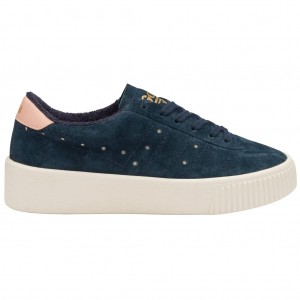 Gola Classics Super Court Suede Sneakers Azul Marino Rosas España | EJD-374295